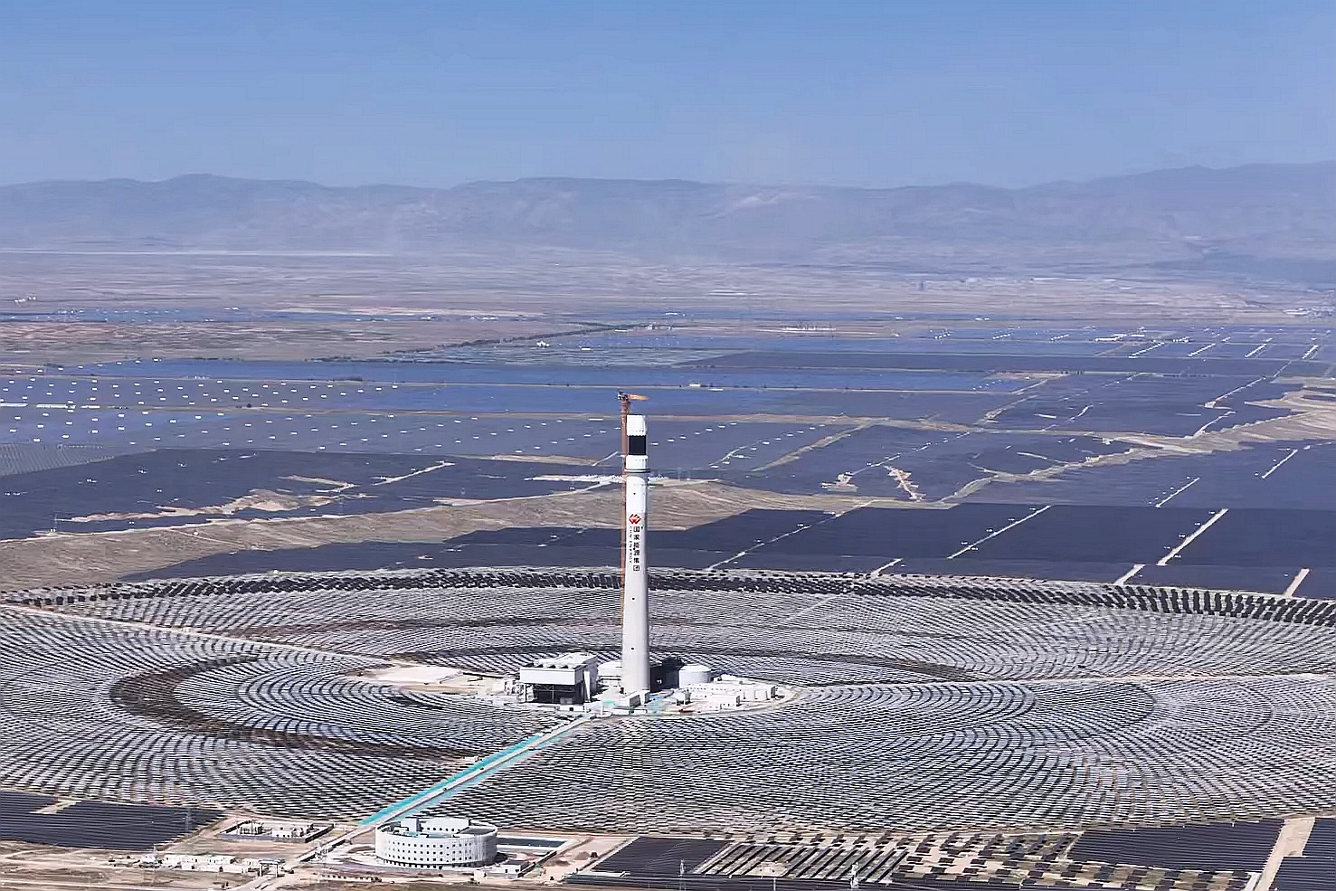 共和公司光热项目航拍