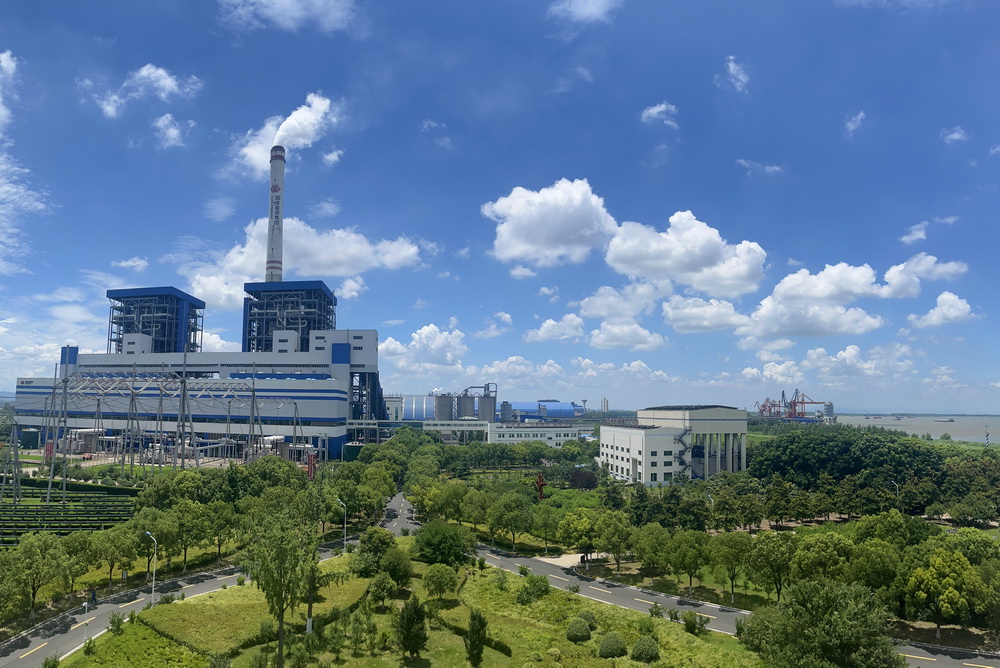 图为烈日下的铜陵公司全景